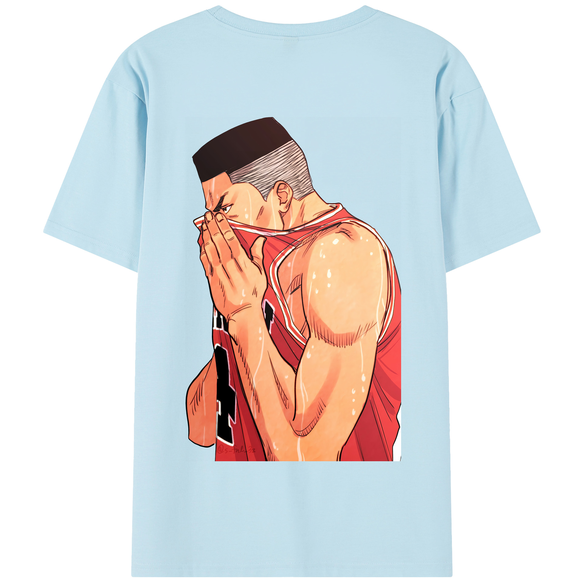 SLAM DUNK／スラムダンク 綿100％半袖Tシャツ（背面プリント）